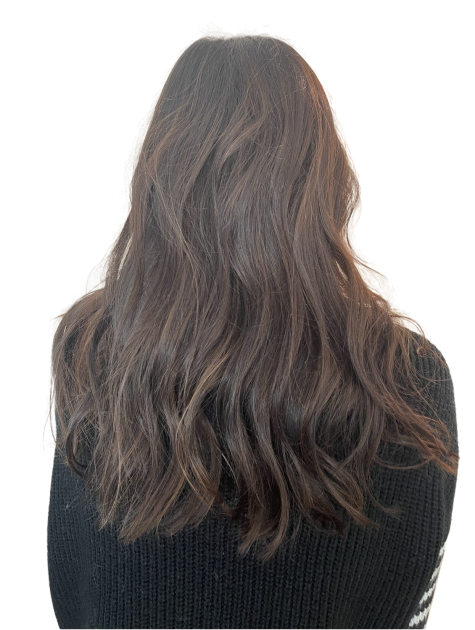Color + Haircut + Beach Wave example